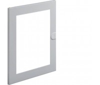 Дверь прозрачная для щитка VA24B // Hager - Volta (Метал - Белый)