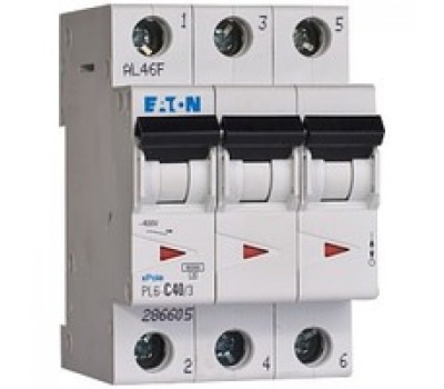 автоматический выключатель EATON HL-C6/3 3P 6A тип С