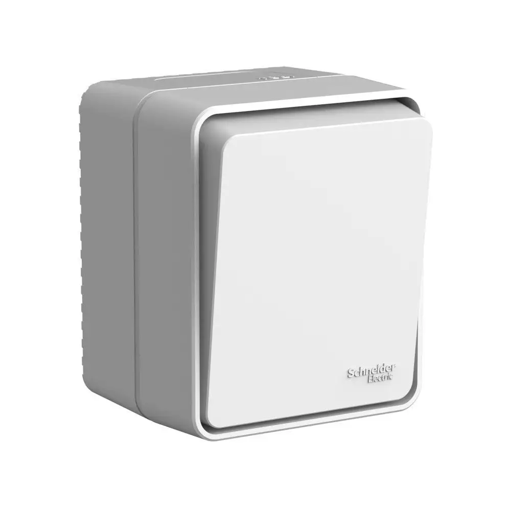 ATN543011 AtlasDesign PROFI IP54 О/У 1-клавишный ВЫКЛЮЧАТЕЛЬ 10 АХ, СЕРЫЙ - фото, цена в Минске