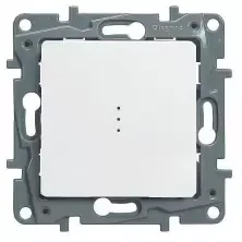 Etika - Выключатель с подсветкой (белый)