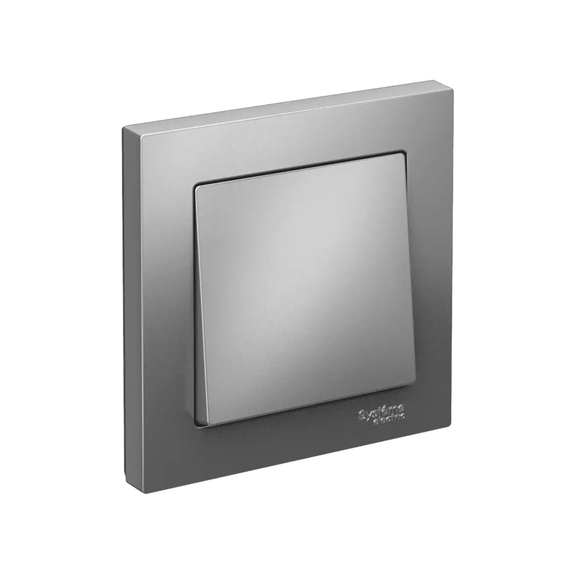 ATLASDESIGN 1-клавишный ВЫКЛЮЧАТЕЛЬ, сх.1, 10АХ, в сборе, СТАЛЬ