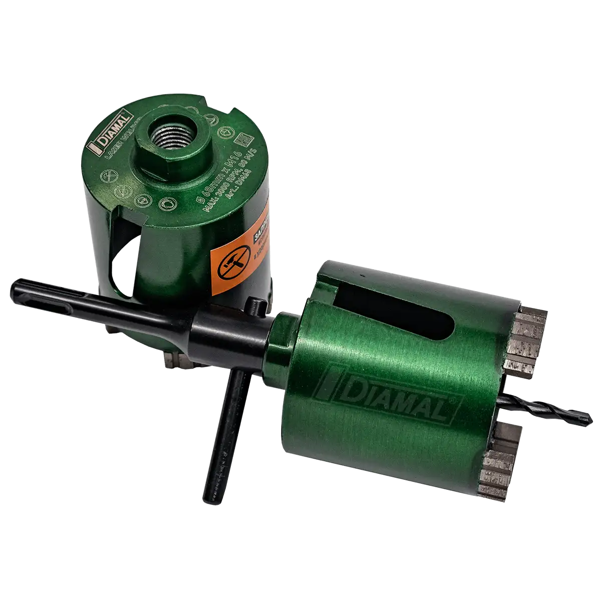 Коронка алмазная 72 мм M16 / SDS Plus DIAMAL DM72