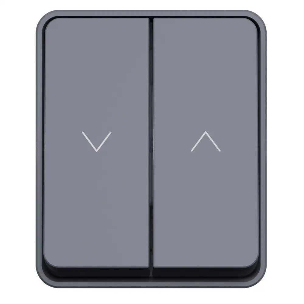 ATN544019 ATLASDESIGN PROFI IP54 2-клавишный ВЫКЛЮЧАТЕЛЬ ДЛЯ ЖАЛЮЗИ, 2хсх.4, АНТРАЦИТ - фото, цена в Минске