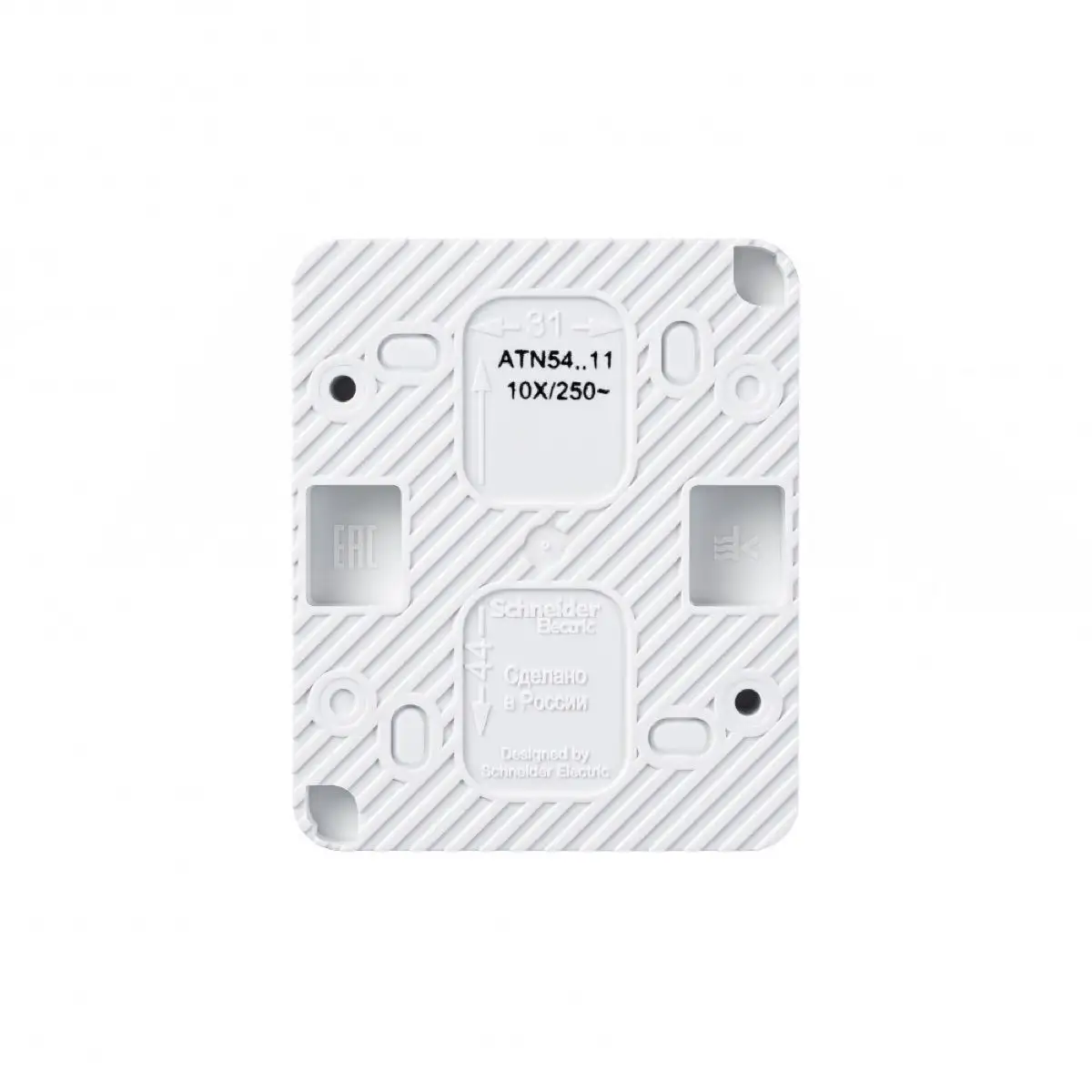 ATLASDESIGN PROFI IP54 О/У 1-клавишный ВЫКЛЮЧАТЕЛЬ, сх.1, 10АХ, БЕЛЫЙ - фото, цена в Минске