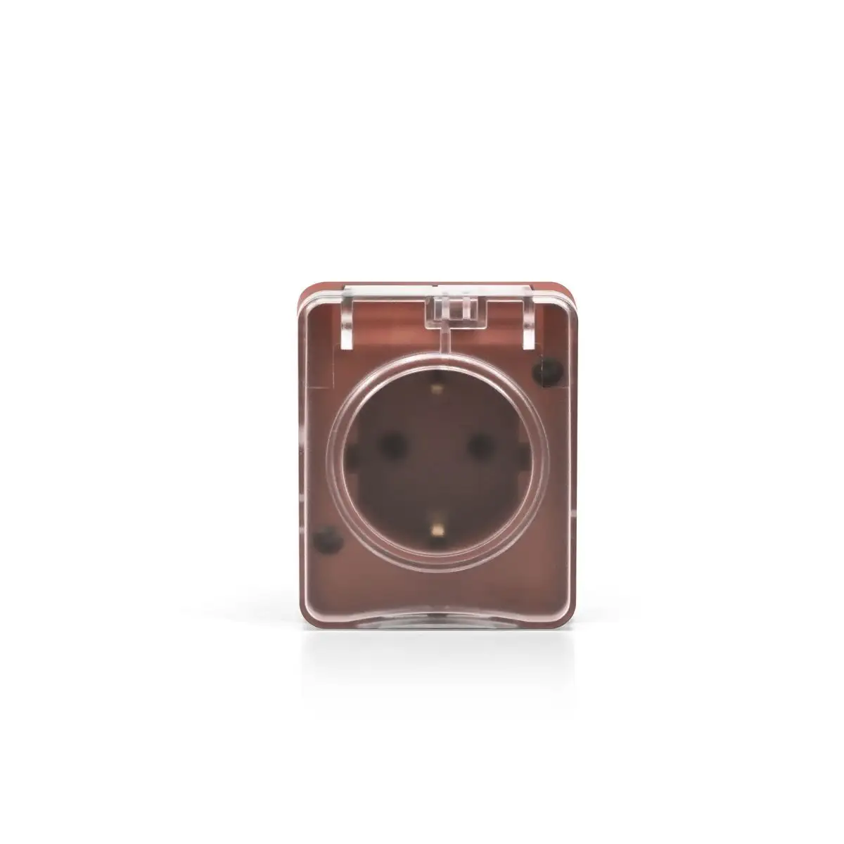 ATN547045 AtlasDesign PROFI IP54 О/У РОЗЕТКА с заземлением со шторками 16А 250В, ТЕРРАКОТОВЫЙ - фото, цена в Минске