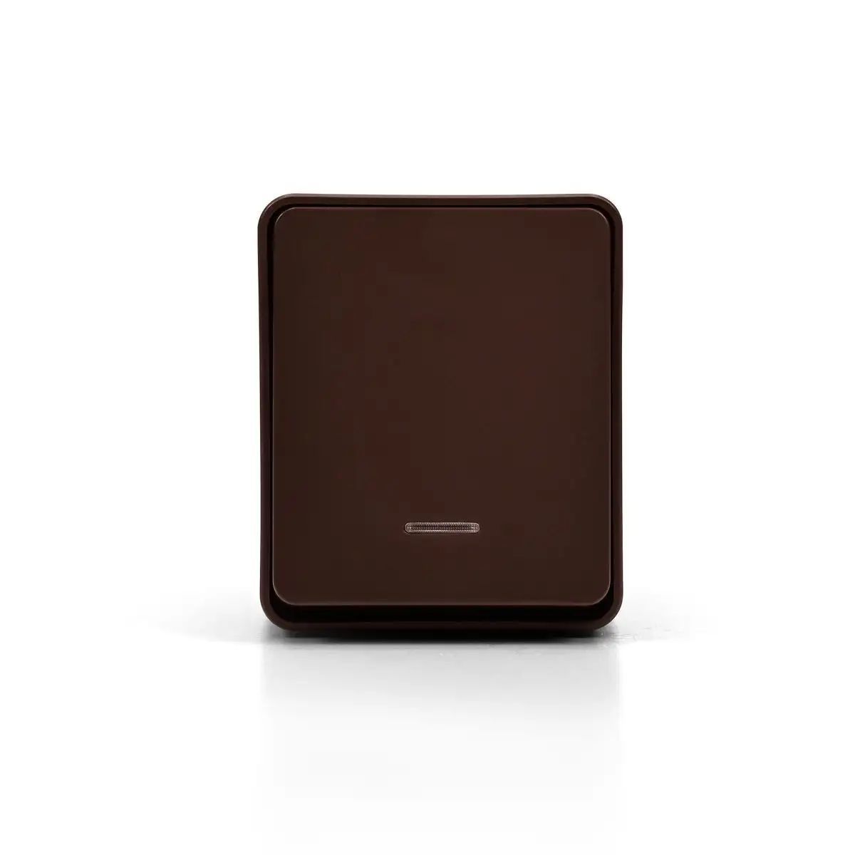 ATN546013 AtlasDesign PROFI IP54 О/У 1-клавишный ВЫКЛЮЧАТЕЛЬ с подсветкой 10 АХ, КОРИЧНЕВЫЙ - фото, цена в Минске