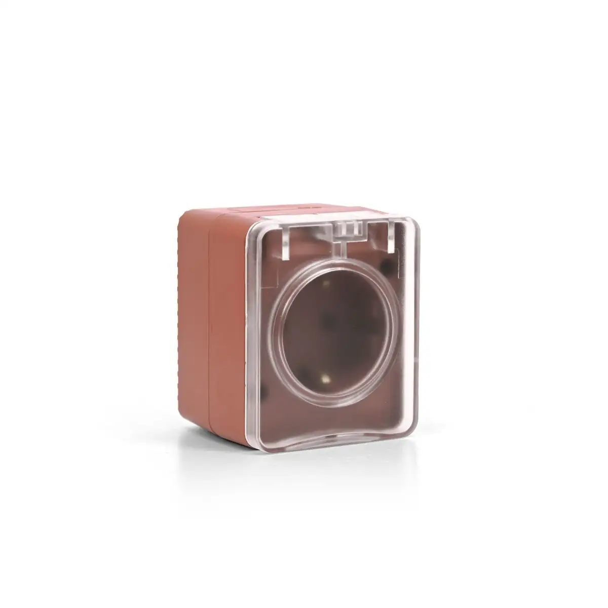 ATN547045 AtlasDesign PROFI IP54 О/У РОЗЕТКА с заземлением со шторками 16А 250В, ТЕРРАКОТОВЫЙ - фото, цена в Минске