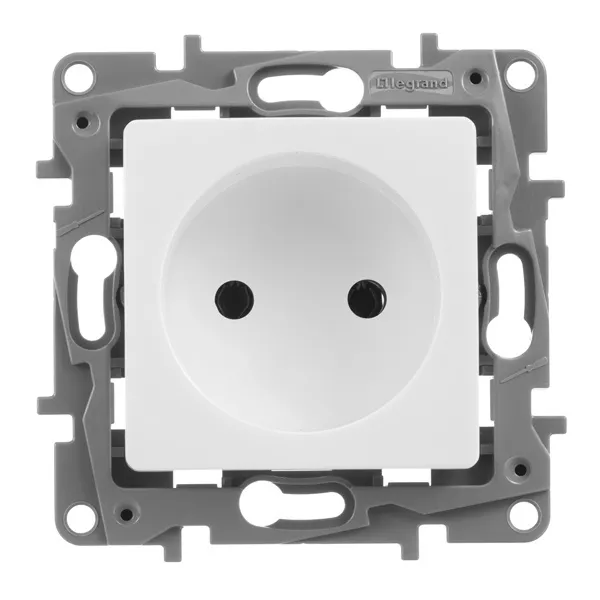 Etika - Розетка 2P 10/16A (белый)