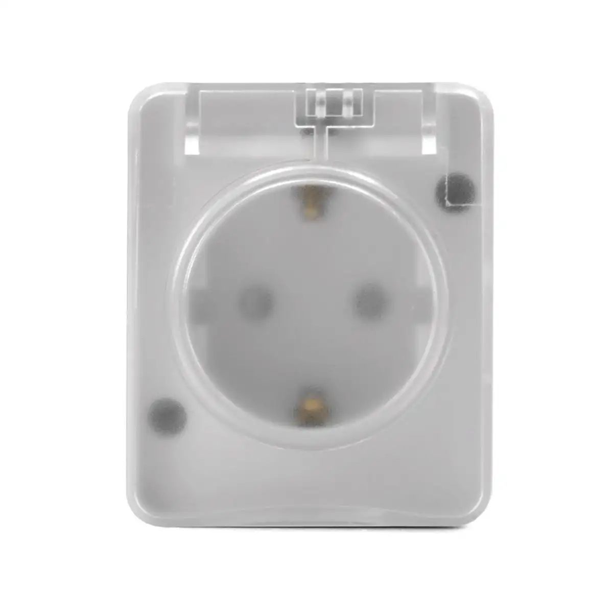ATLASDESIGN PROFI IP54 О/У РОЗЕТКА с заземлением со шторками, 16А, БЕЛЫЙ - фото, цена в Минске