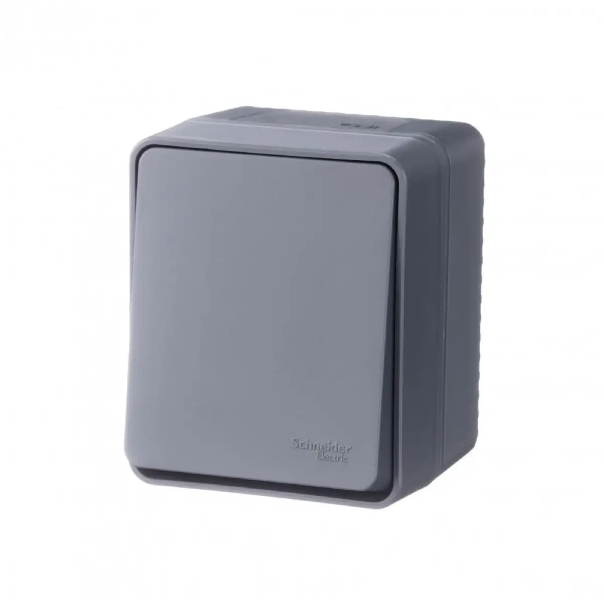 ATLASDESIGN PROFI IP54 О/У 1-клавишный ВЫКЛЮЧАТЕЛЬ, сх.1, 10АХ, АНТРАЦИТ - фото, цена в Минске