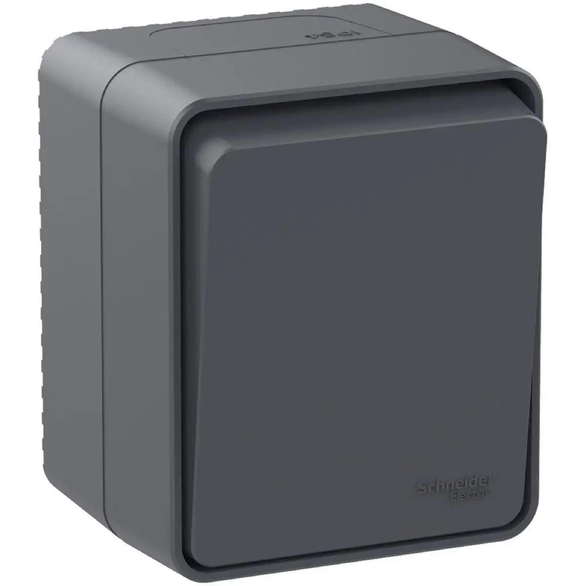 ATLASDESIGN PROFI IP54 О/У 1-клавишный ПЕРЕКЛЮЧАТЕЛЬ, сх.6, 10АХ, АНТРАЦИТ - фото, цена в Минске
