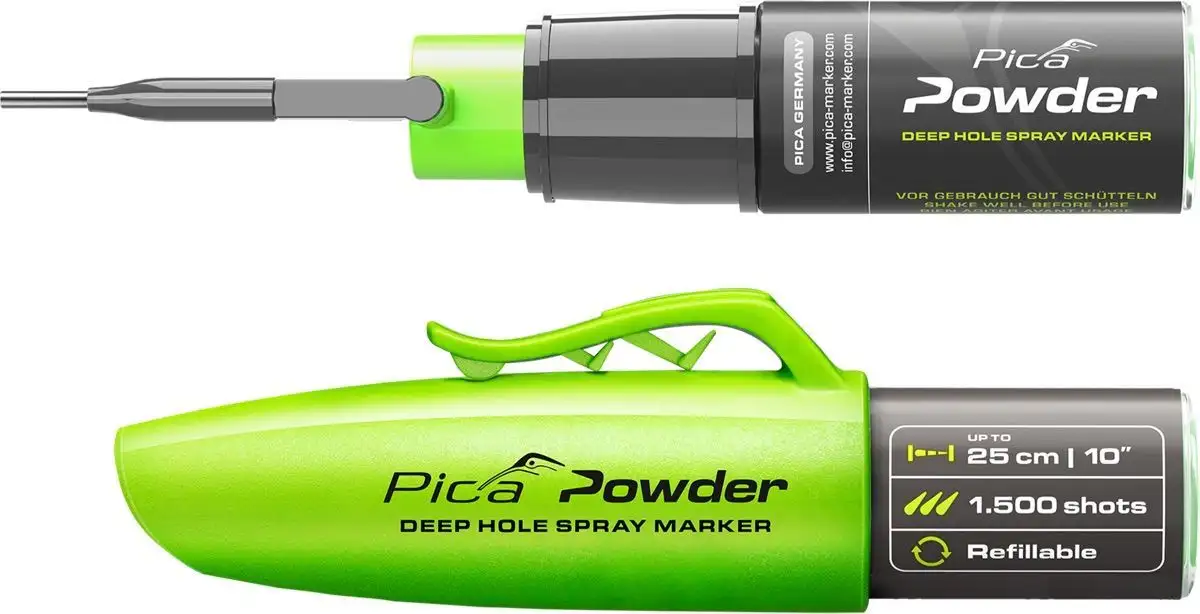 Маркер-спрей для глубоких отверстий Pica POWDER