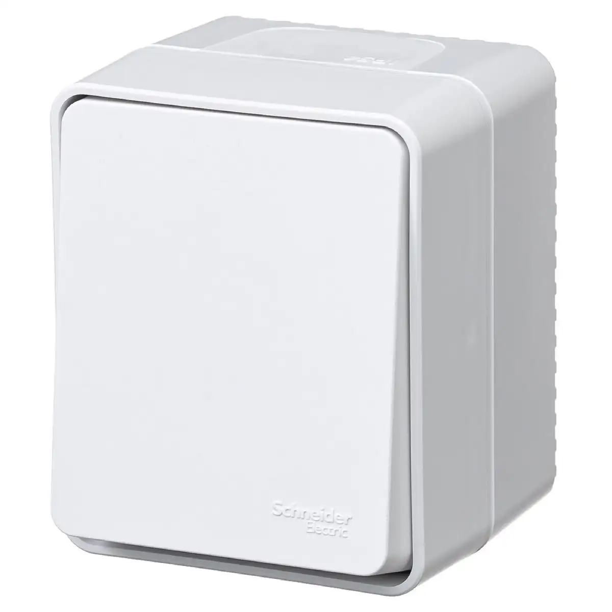 ATLASDESIGN PROFI IP54 О/У 1-клавишный ВЫКЛЮЧАТЕЛЬ КНОПОЧНЫЙ, сх.1, 10А, БЕЛЫЙ - фото, цена в Минске