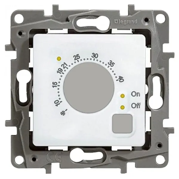 Etika - Термостат для теплых полов с внешним датчиком (белый)