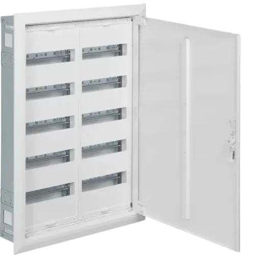 Щит Hager - FWU, FWB Большой выбор размеров: от компактных моделей для небольших помещений до просторных щитов для сложных проектов.