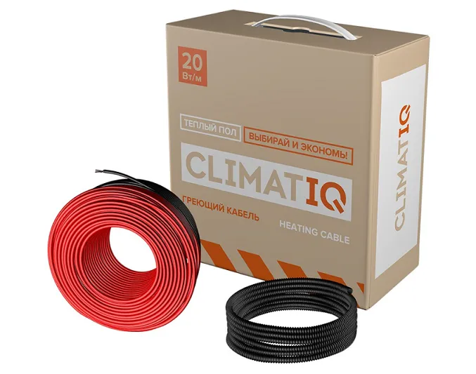 206204 Двухжильный нагревательный кабель CLIMATIQ CABLE (20Вт/м) 7,5м/150Вт