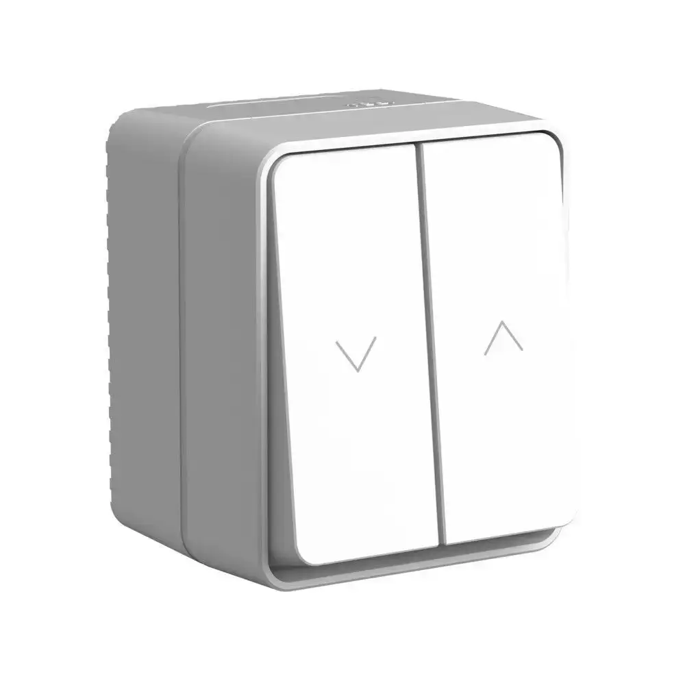 ATN543019 ATLASDESIGN PROFI IP54 2-клавишный ВЫКЛЮЧАТЕЛЬ ДЛЯ ЖАЛЮЗИ, 2хсх.4, СЕРЫЙ - фото, цена в Минске