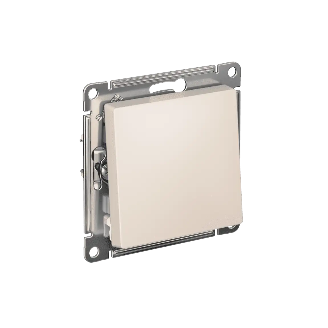 ATLASDESIGN 1-клавишный ВЫКЛЮЧАТЕЛЬ, сх.1, 10АХ, механизм, БЕЖЕВЫЙ