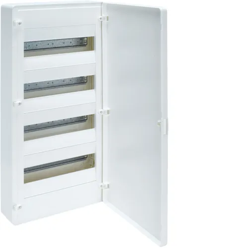 VS412PD Щит наружный  48 мест, глухая дверца (647х282х99), Class II, IP 40 // Hager - Golf (Цвет - Белый)