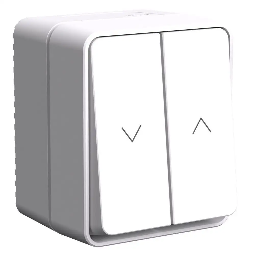 ATN540119 ATLASDESIGN PROFI IP54 2-клавишный ВЫКЛЮЧАТЕЛЬ ДЛЯ ЖАЛЮЗИ, 2хсх.4, БЕЛЫЙ - фото, цена в Минске