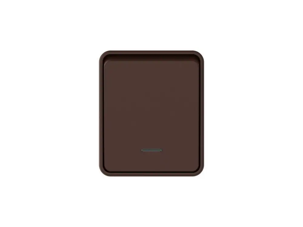 ATN546013 AtlasDesign PROFI IP54 О/У 1-клавишный ВЫКЛЮЧАТЕЛЬ с подсветкой 10 АХ, КОРИЧНЕВЫЙ - фото, цена в Минске