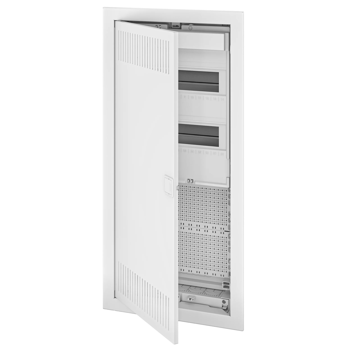 U48ES 4/2 PL, Щит встраиваемый комбинированный 4/2 с металл. дверцей, IP30